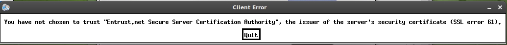 Client error