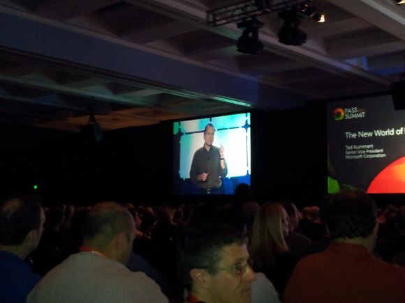 Ted Kummert on stage!