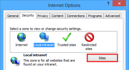 Internet Options